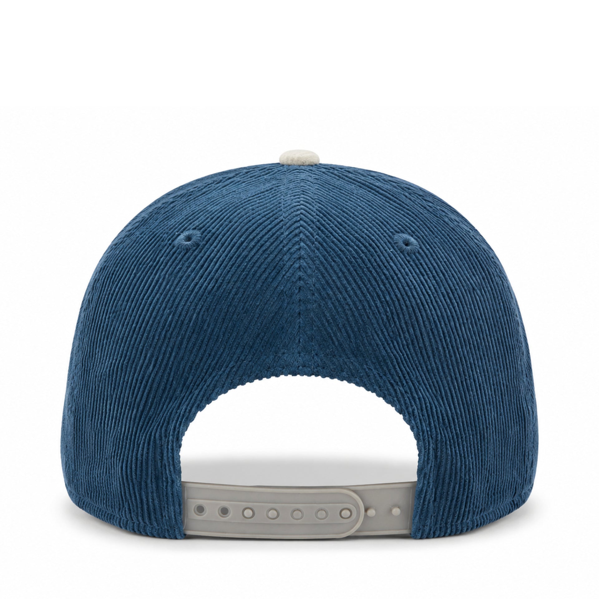 New Era Los Angeles Dodgers Corduroy Blue Gray 9FIFTY Snapback Hat back view