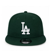 New Era Los Angeles Dodgers Dark Green Limited 9FIFTY Snapback Hat front view