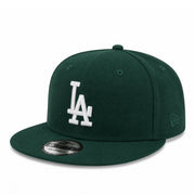 New Era Los Angeles Dodgers Dark Green Limited 9FIFTY Snapback Hat front angle view