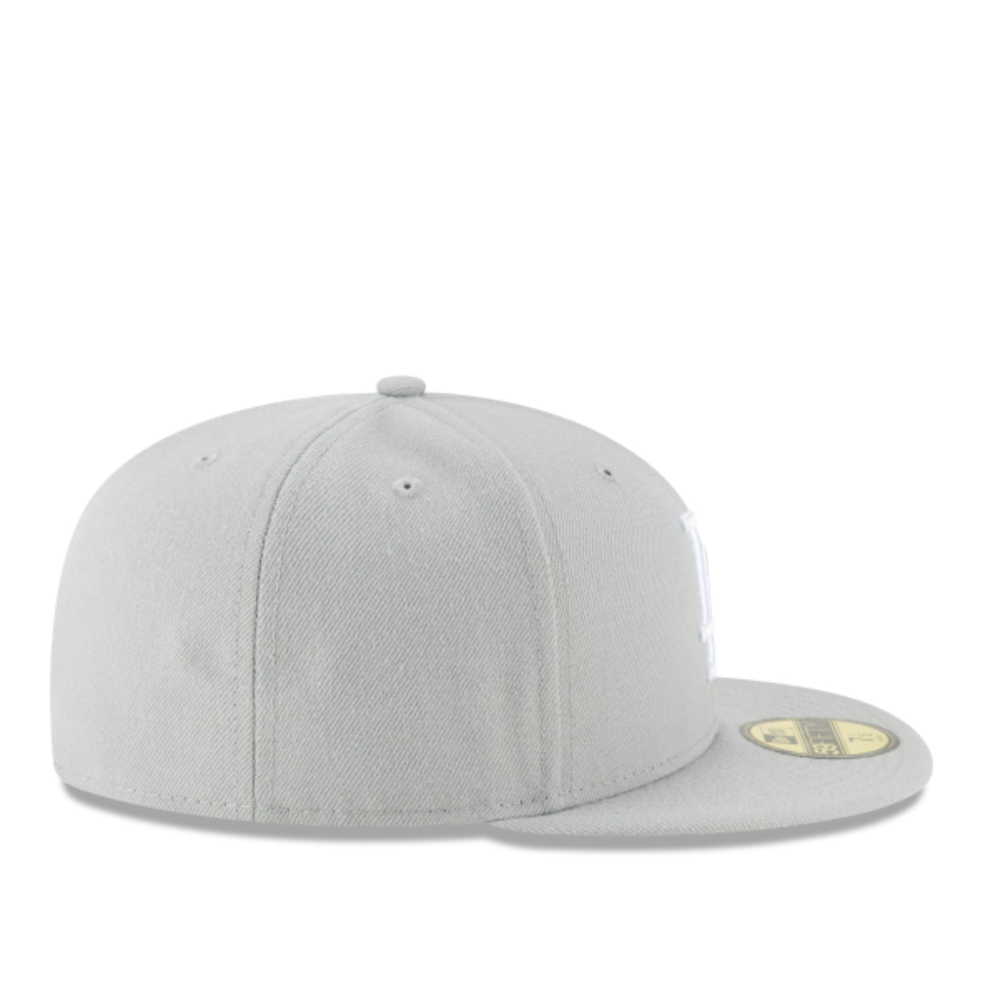 New Era Los Angeles Dodgers Gray 59FIFTY Fitted Hat right side view