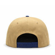 back of New Era Los Angeles Dodgers Shohei Ohtani Kanji Khaki Blue 9FIFTY Fitted Hat