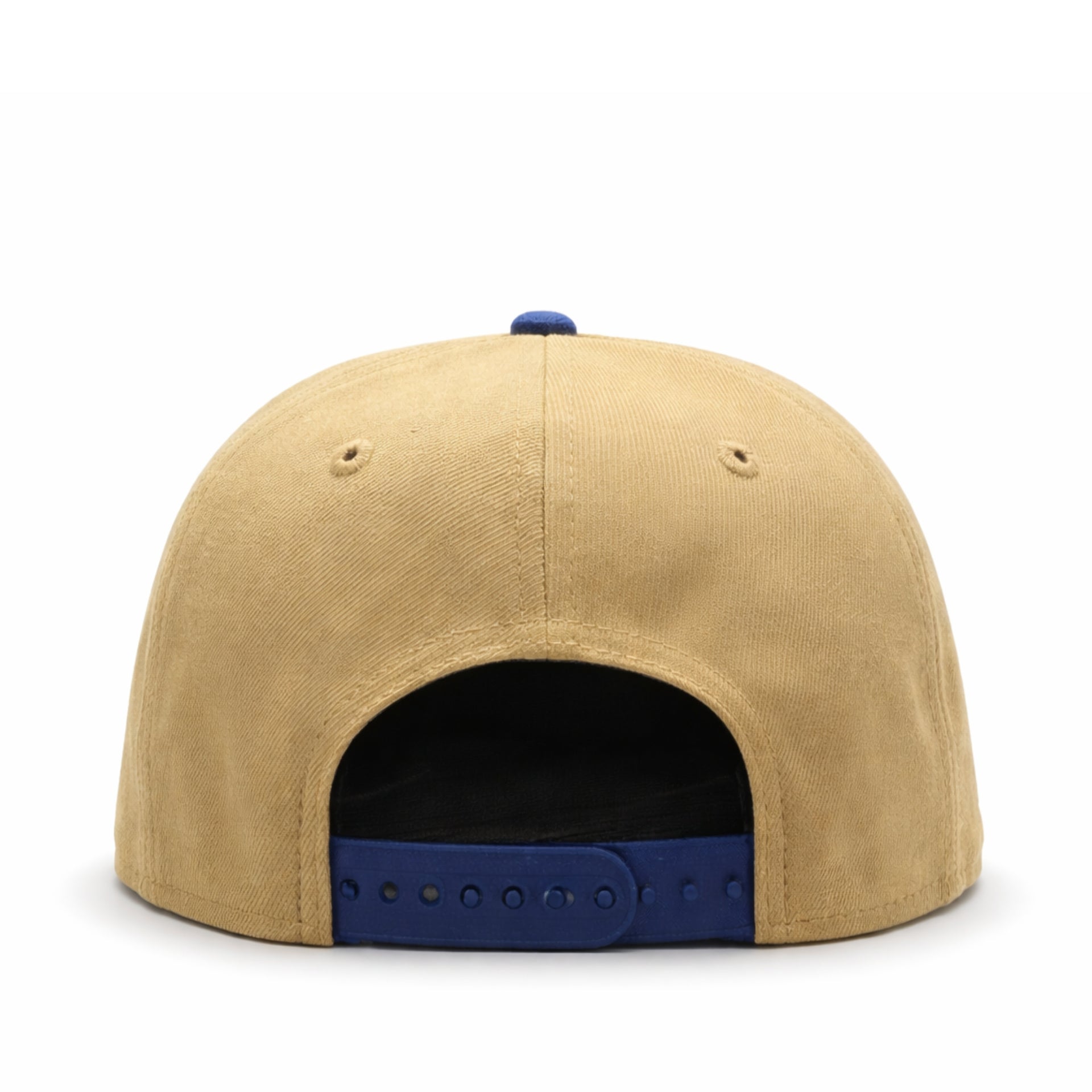 back of New Era Los Angeles Dodgers Shohei Ohtani Kanji Khaki Blue 9FIFTY Fitted Hat