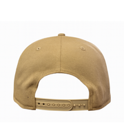 back of Los Angeles Dodgers Khaki 9FIFTY Snapback Hat