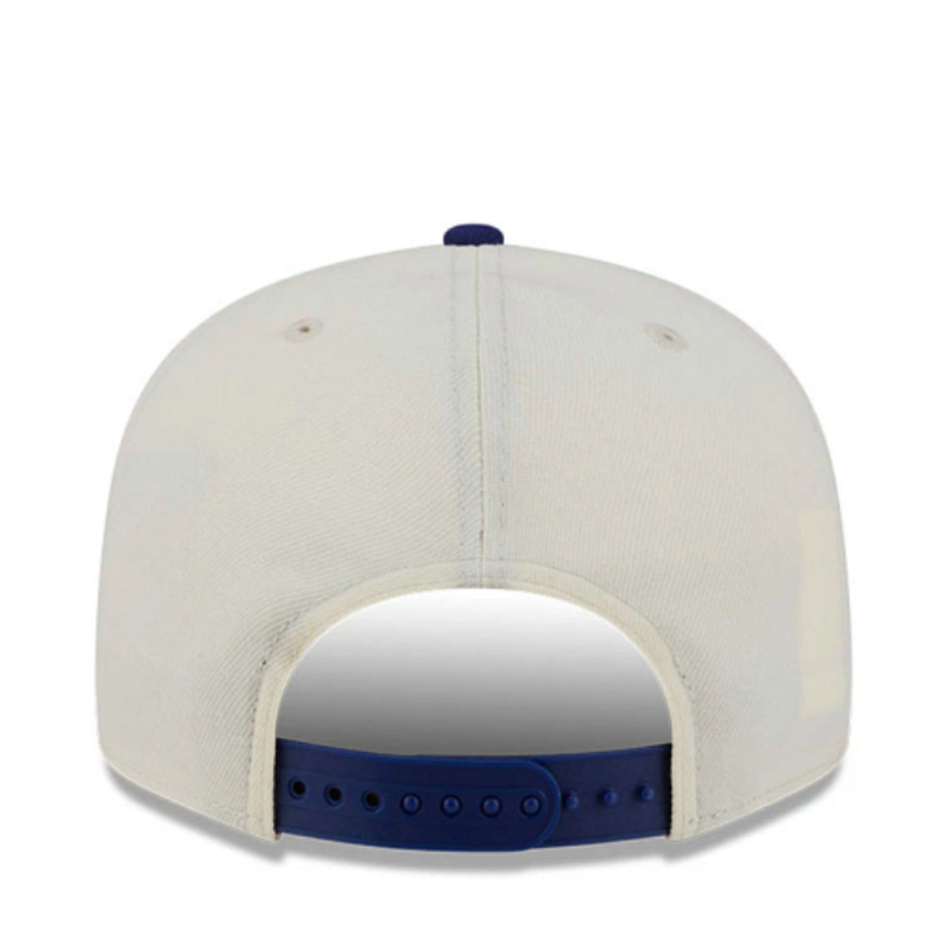 New Era Los Angeles Dodgers Localized 9FIFTY Snapback Hat Chrome Blue back view
