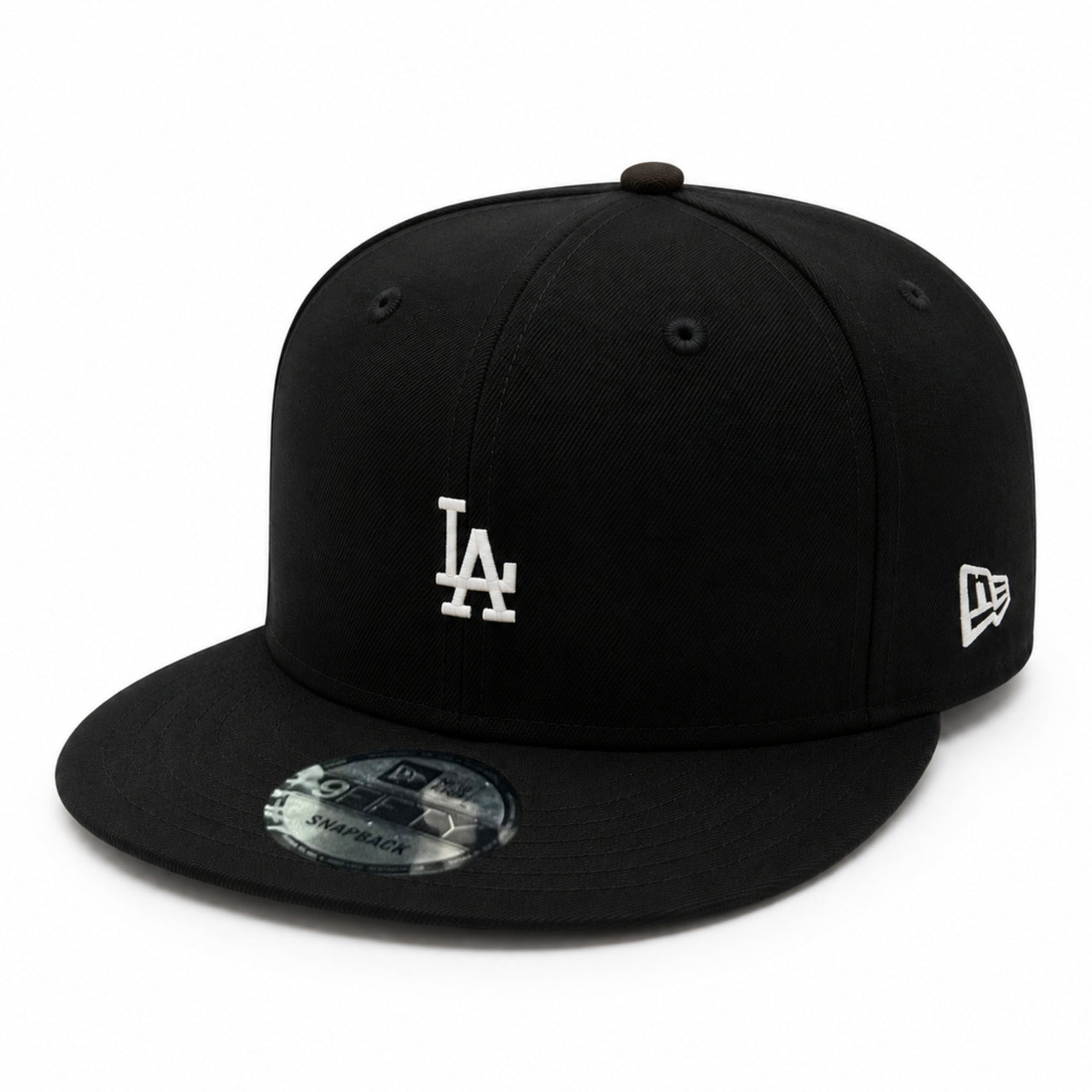 New Era Los Angeles Dodgers Micro Logo Black 9FIFTY Snapback Hat