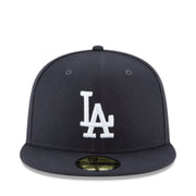 New Era Los Angeles Dodgers Navy 59FIFTY Fitted Hat front view