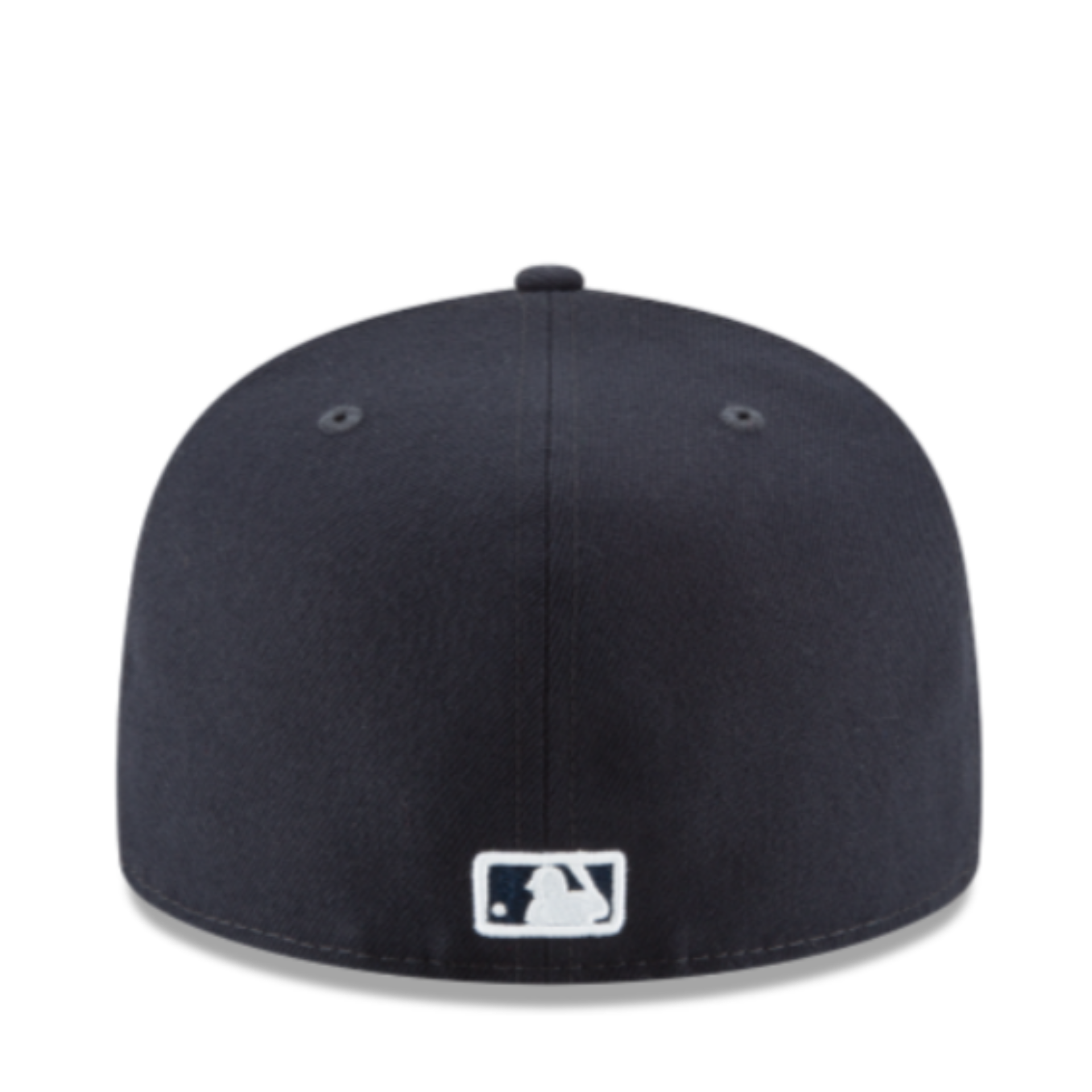New Era Los Angeles Dodgers navy white 59fifty fitted hat back view