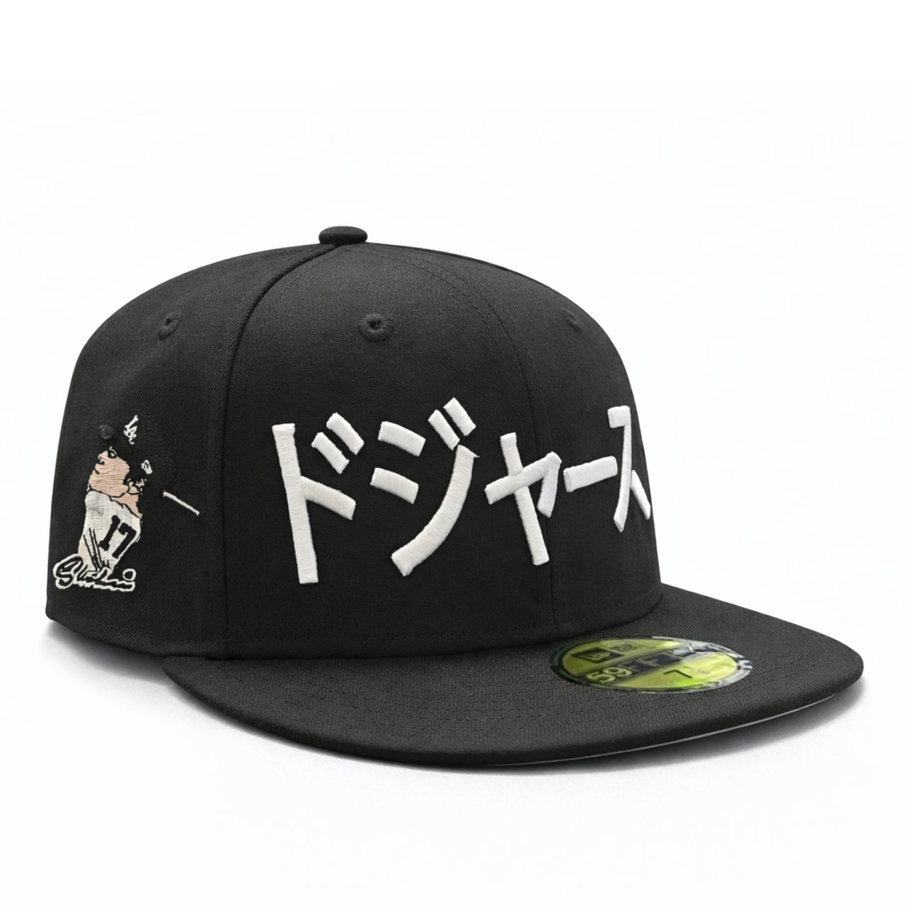 New Era Los Angeles Dodgers Ohtani Kanji Black 59FIFTY Fitted Hat