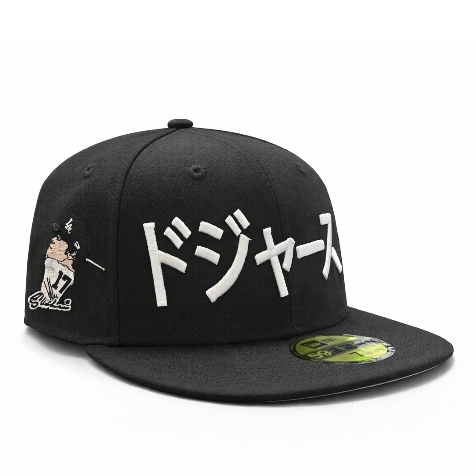 New Era Los Angeles Dodgers Ohtani Kanji Black 59FIFTY Fitted Hat