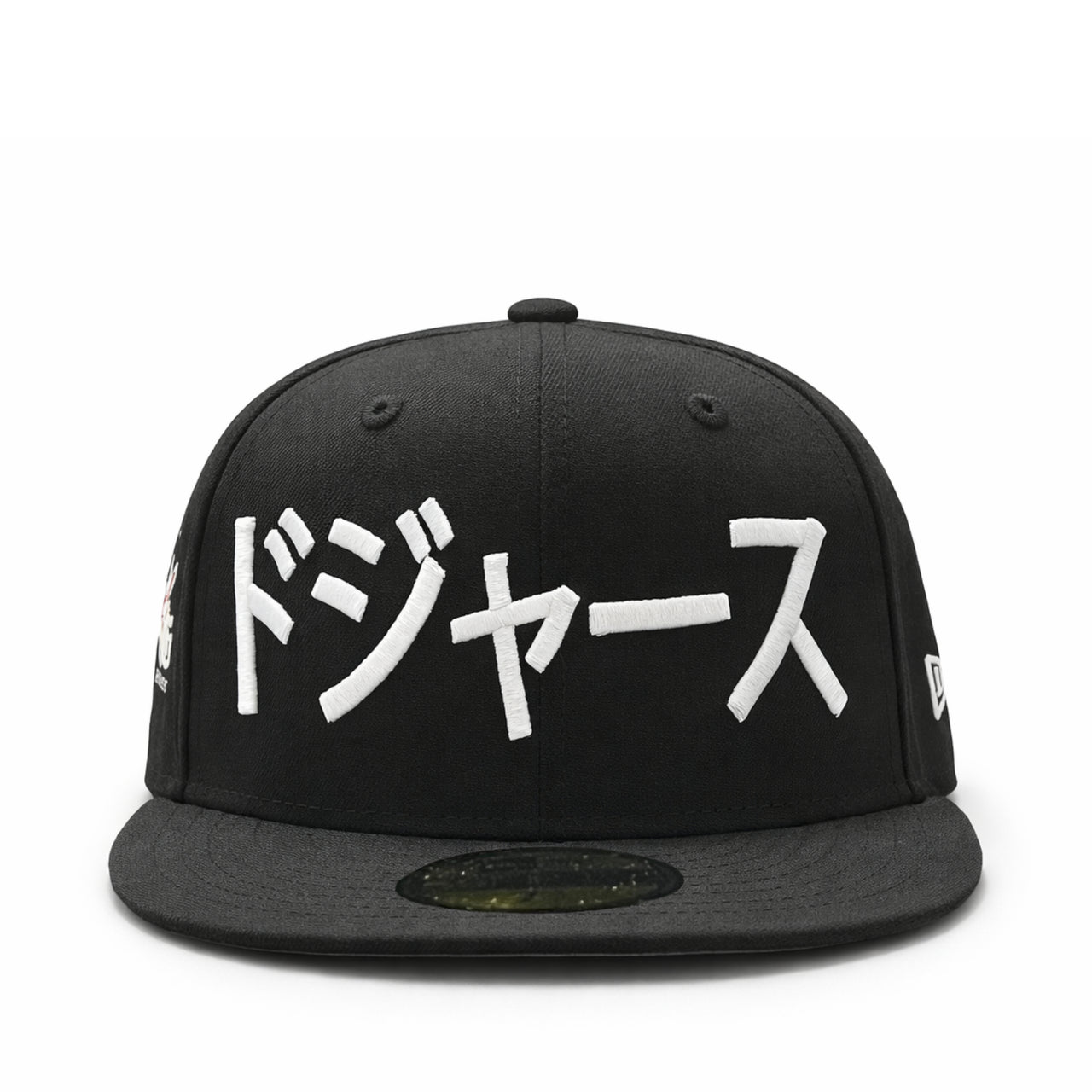 front of New Era Los Angeles Dodgers Ohtani Kanji Black 59FIFTY Fitted Hat