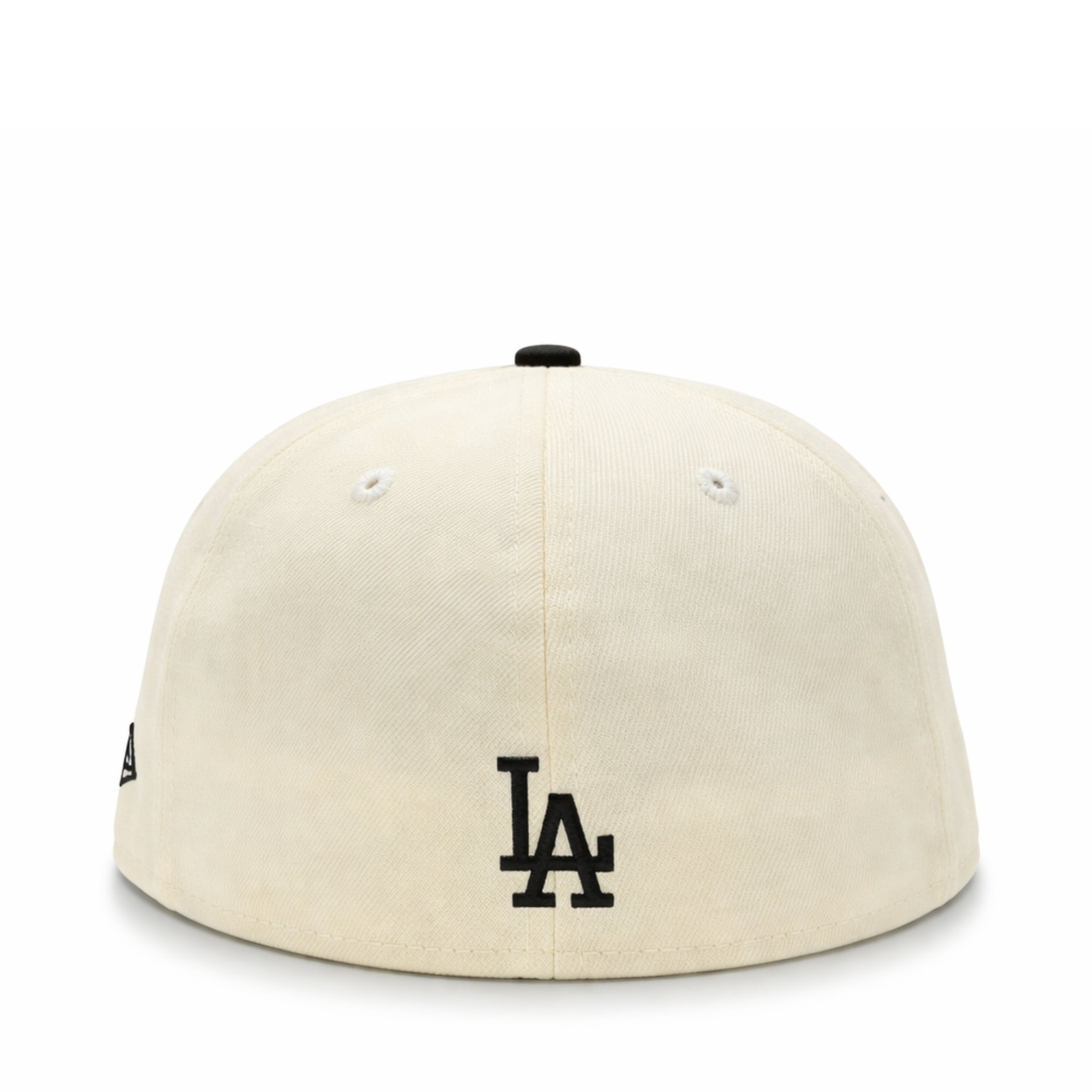 back of New Era Los Angeles Dodgers Ohtani Kanji Chrome Black 59FIFTY Fitted Hat