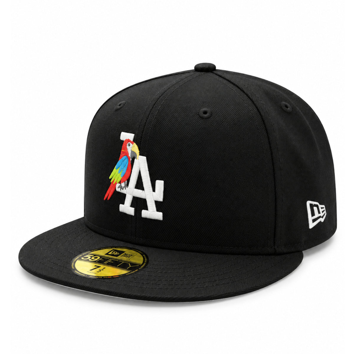 New Era Los Angeles Dodgers Parrot Black 59FIFTY Fitted Hat