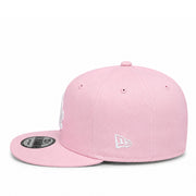 New Era Los Angeles Dodgers Pink 9FIFTY Snapback Hat left side view