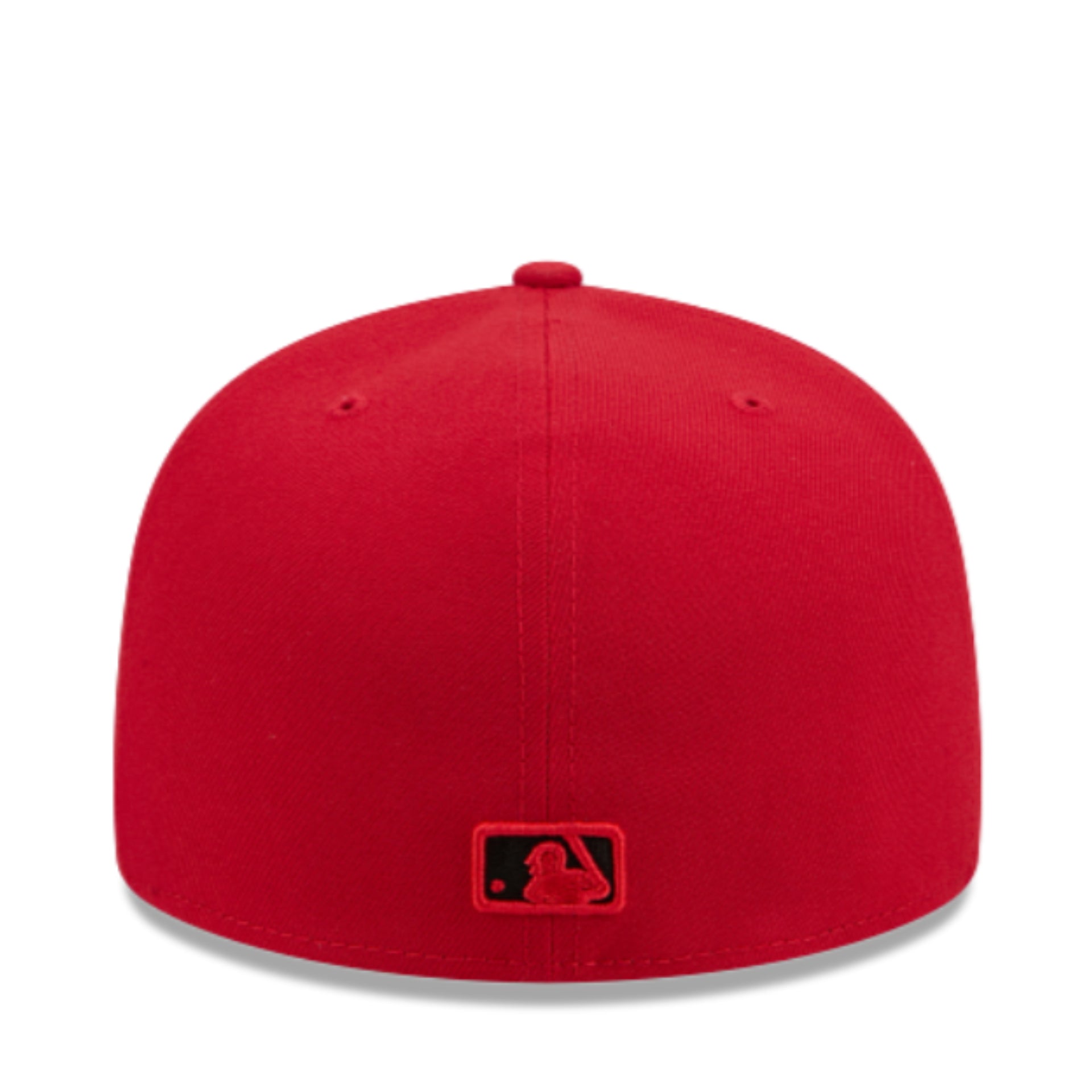 New Era Los Angeles Dodgers Red Black 59FIFTY Fitted Hat back view