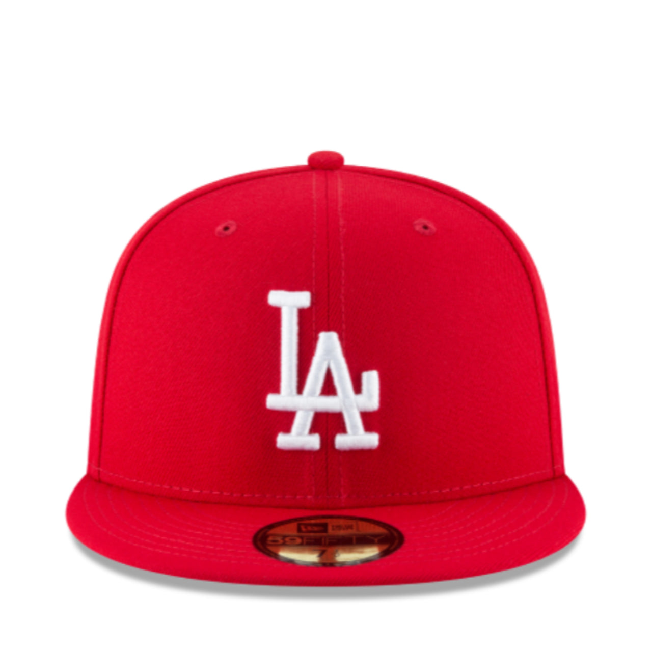 New Era Los Angeles Dodgers 59FIFTY Fitted Hat - Red/White front view