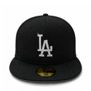 New Era Los Angeles Dodgers Rhinestone Black 59FIFTY Fitted Hat front view