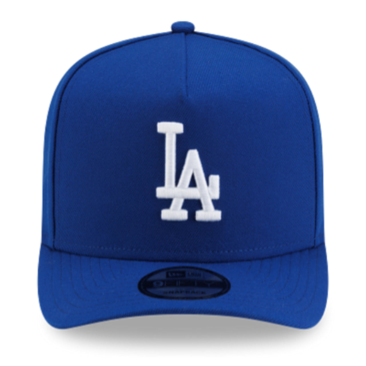 New Era Los Angeles Dodgers Royal Blue 9FIFTY A-Frame Snapback Hat front view