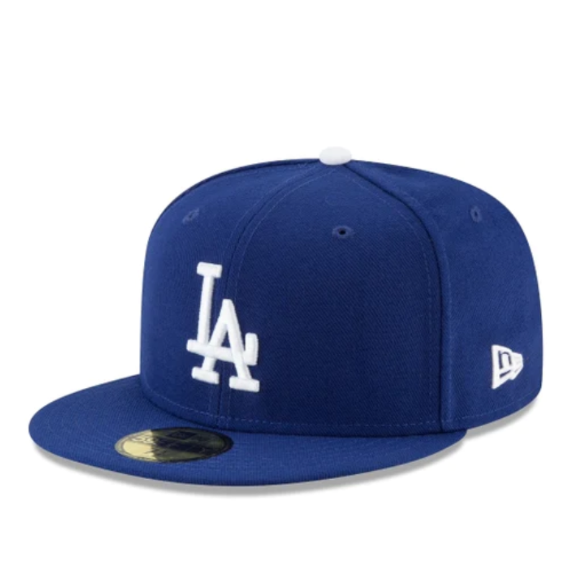 New Era Los Angeles Dodgers royal blue 59fifty fitted hat front view