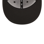 New Era Los Angeles Dodgers royal blue 59fifty fitted hat under visor view