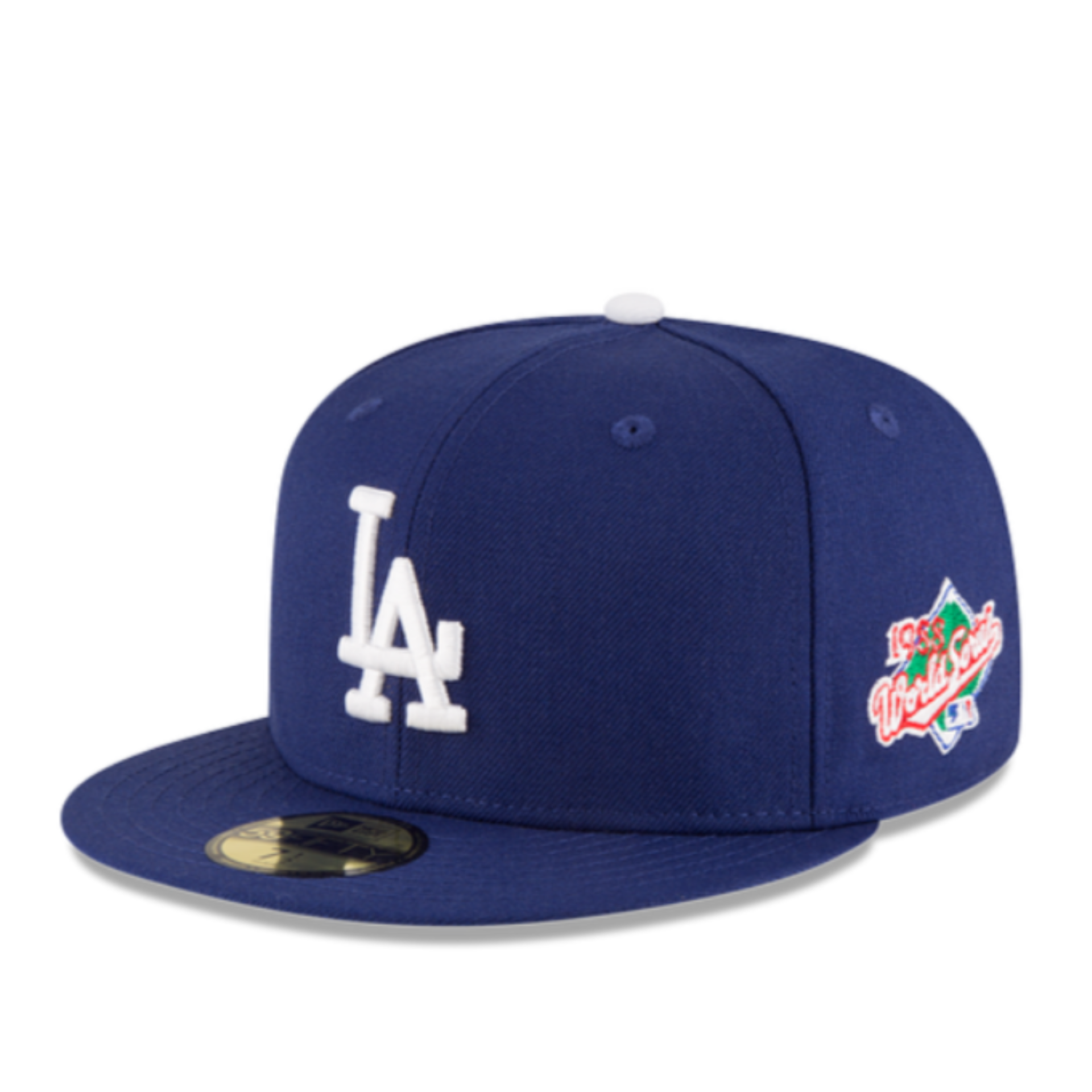 New Era Los Angeles Dodgers royal blue white logo 1988 world series 59fifty fitted hat front left view