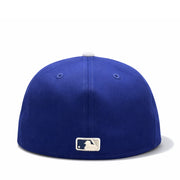 back of New Era Los Angeles Dodgers Ohtani Kanji Dark Royal Blue 59FIFTY Fitted Hat