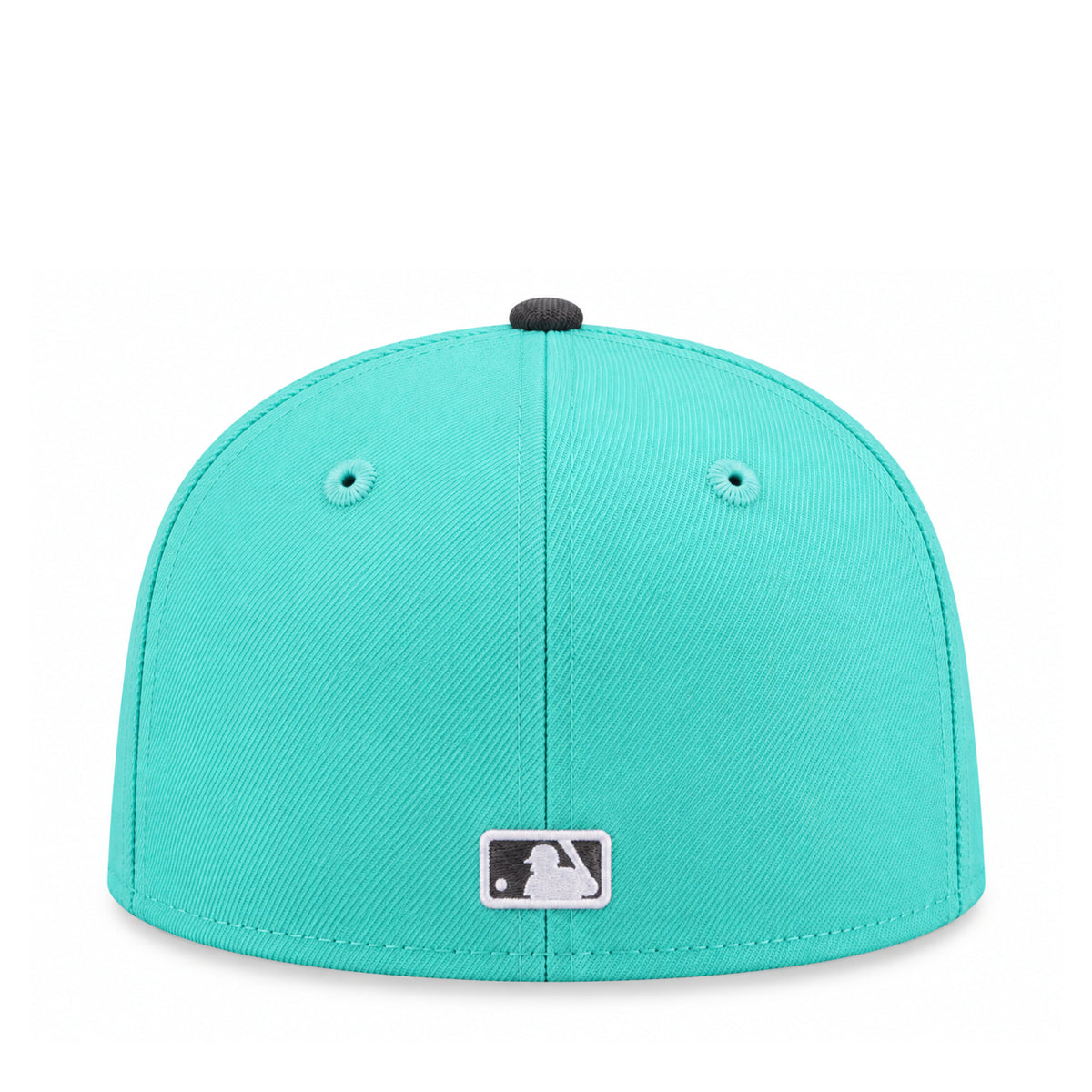 New Era Los Angeles Dodgers Turquoise/Charcoal 59FIFTY Fitted Hat back view