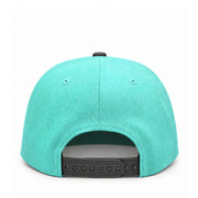 New Era Los Angeles Dodgers Turquoise/Charcoal 9FIFTY Snapback Hat back view