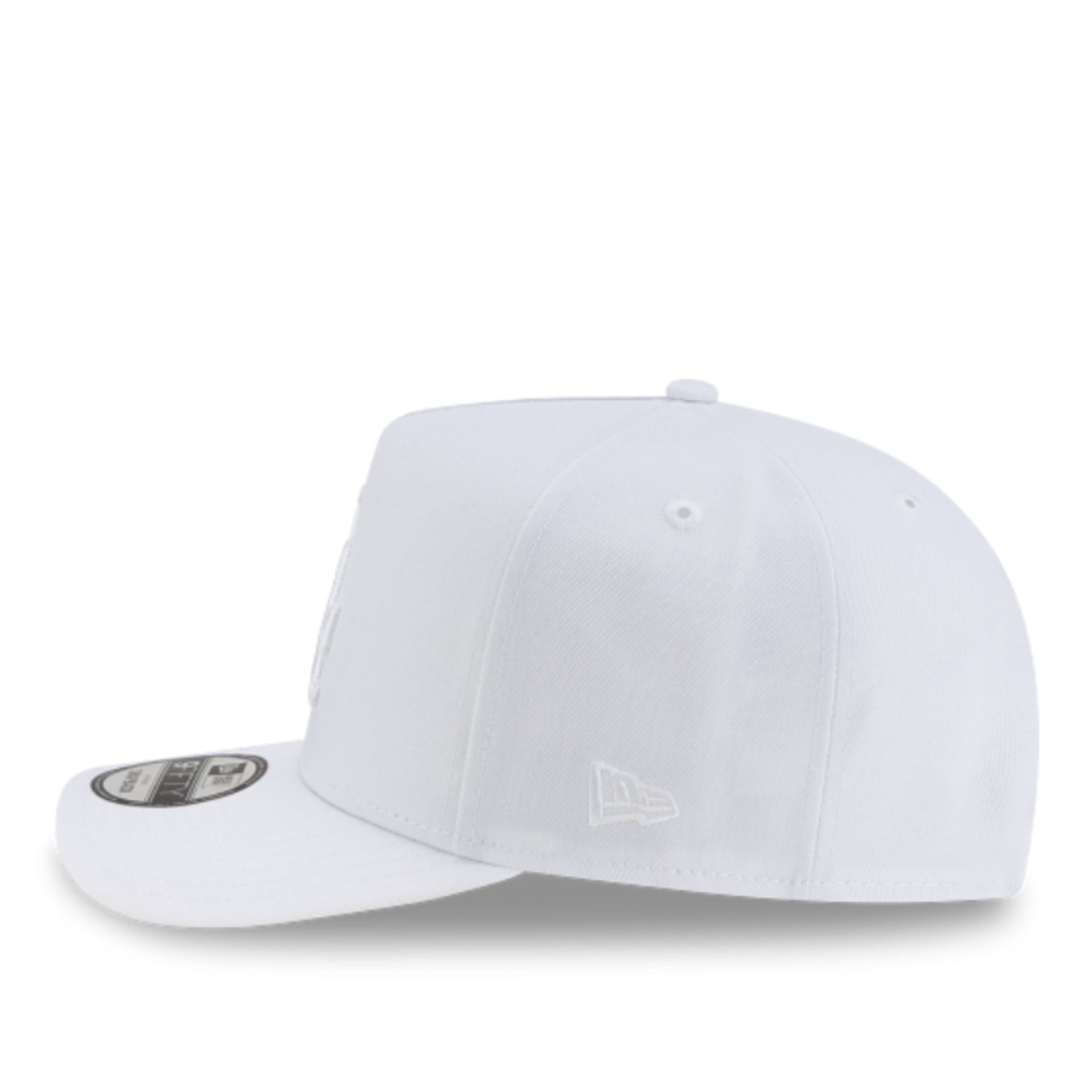 New Era Los Angeles Dodgers LA 9FIFTY A-Frame Snapback Hat - White side view