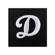 New Era Los Angeles Dodgers D Logo Black 9FIFTY Snapback Hat logo view