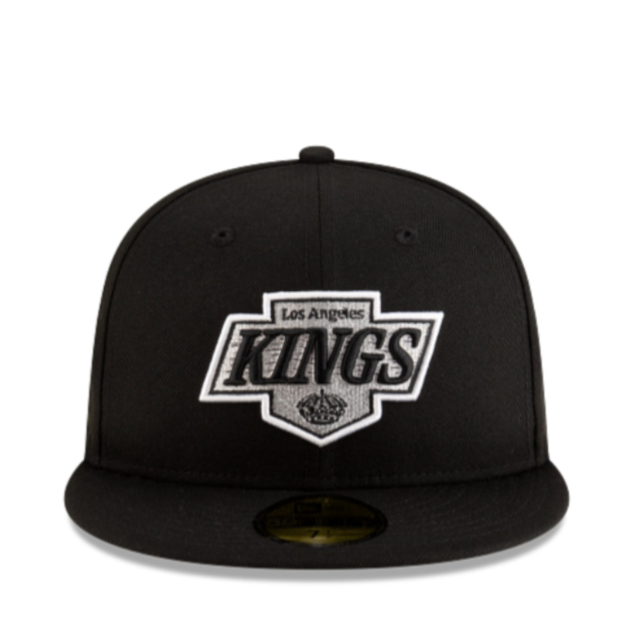 New Era Los Angeles Kings Black 59FIFTY Fitted Hat front view