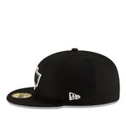 New Era Los Angeles Kings Black 59FIFTY Fitted Hat left side view