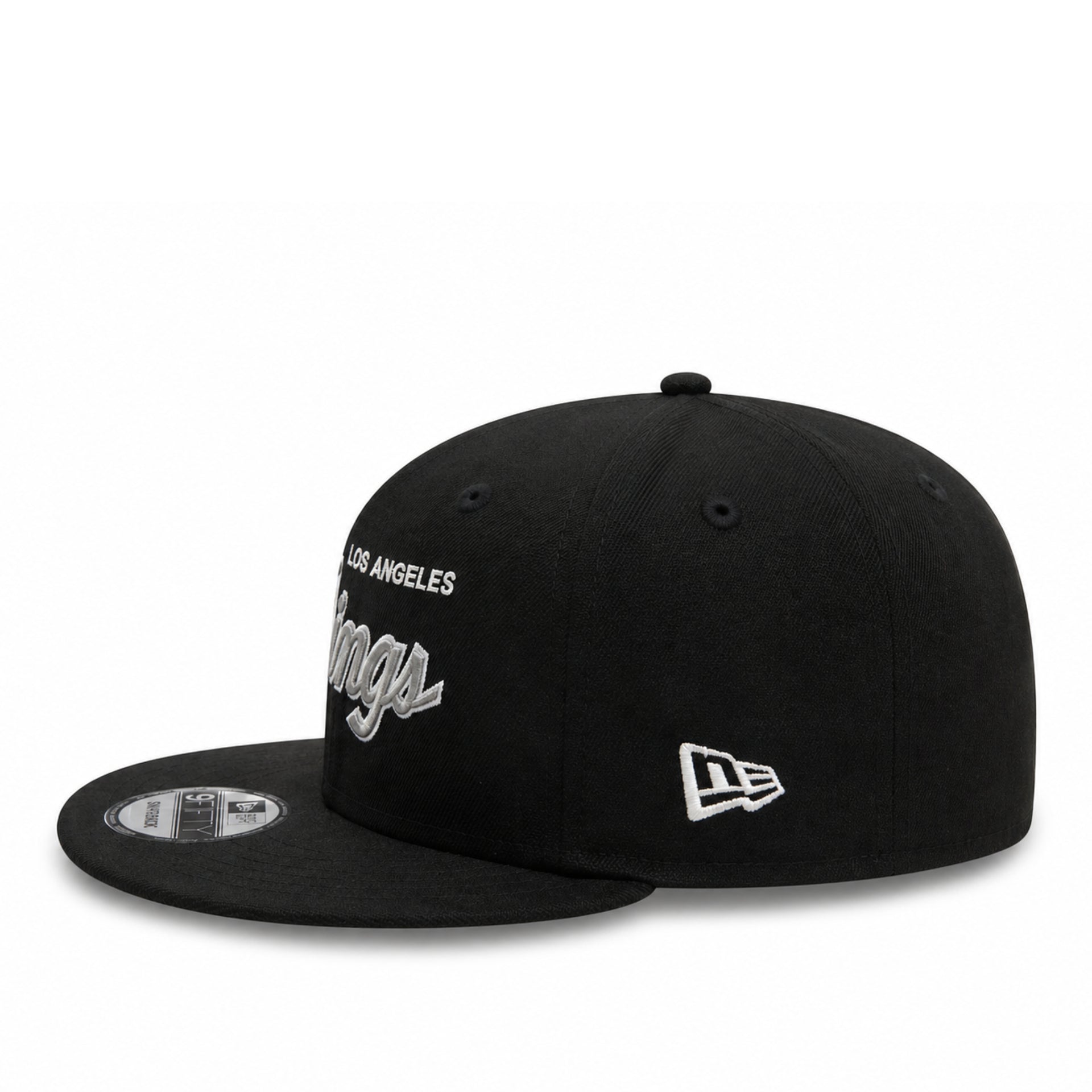 New Era Los Angeles Kings 9FIFTY Snapback Hat - Black left side view
