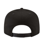 Back of New Era Los Angeles Kings Script Logo Black 9FIFTY Snapback Hat