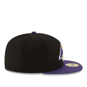 New Era Los Angeles Lakers Black/Purple 59FIFTY Fitted Hat right side view