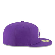 New Era Los Angeles Lakers Team Color Purple 59FIFTY Fitted Hat right side view