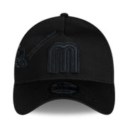Mexico Baseball Anniversary Black 9Forty A-Frame Snapback Hat front view