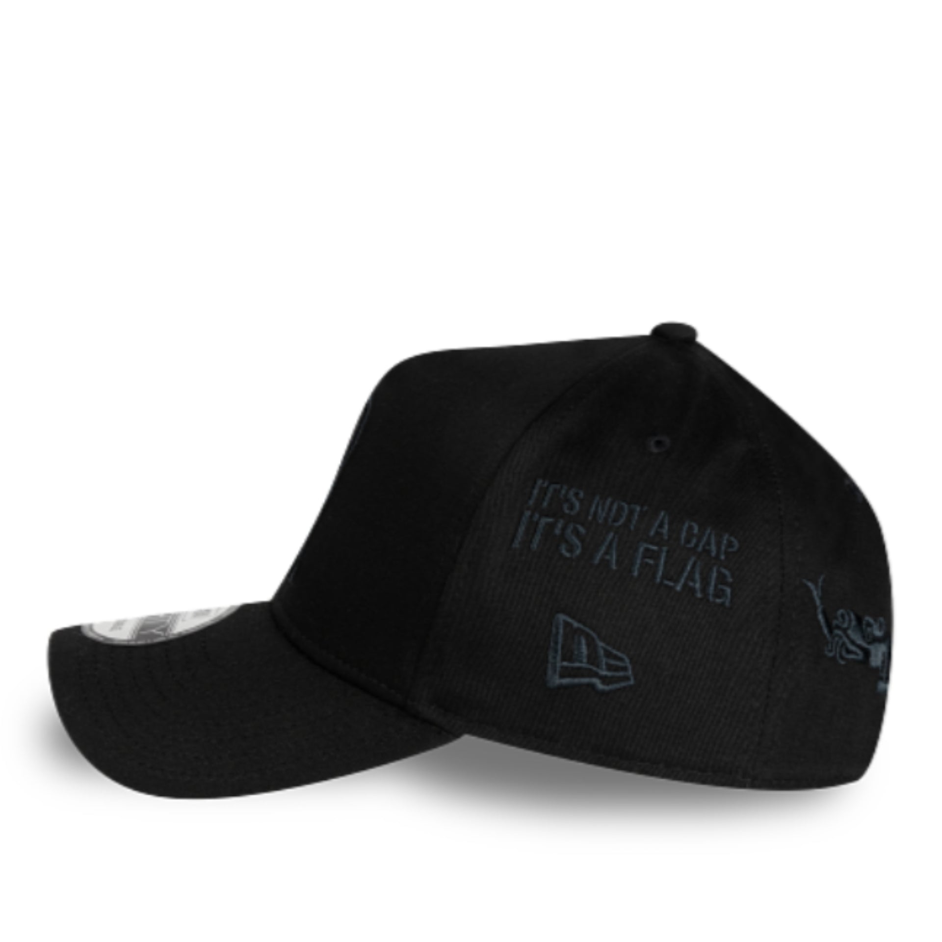 Mexico Baseball Anniversary Black 9Forty A-Frame Snapback Hat left side view