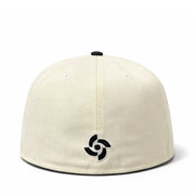Beige cap with a black wbc logo on a white background