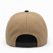 New Era Mexico Baseball Khaki Black 9FIFTY A-Frame Snapback Hat back view
