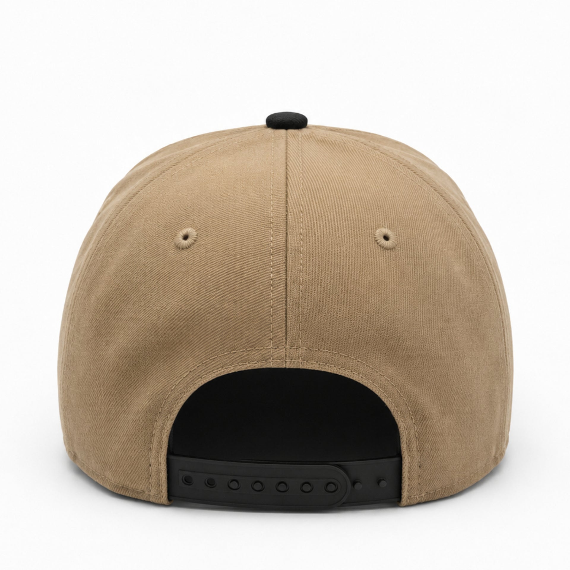 New Era Mexico Baseball Khaki Black 9FIFTY A-Frame Snapback Hat back view