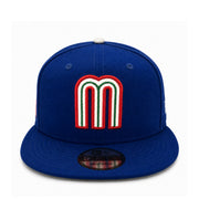 New Era Mexico Royal Blue 9FIFTY Snapback Hat front view