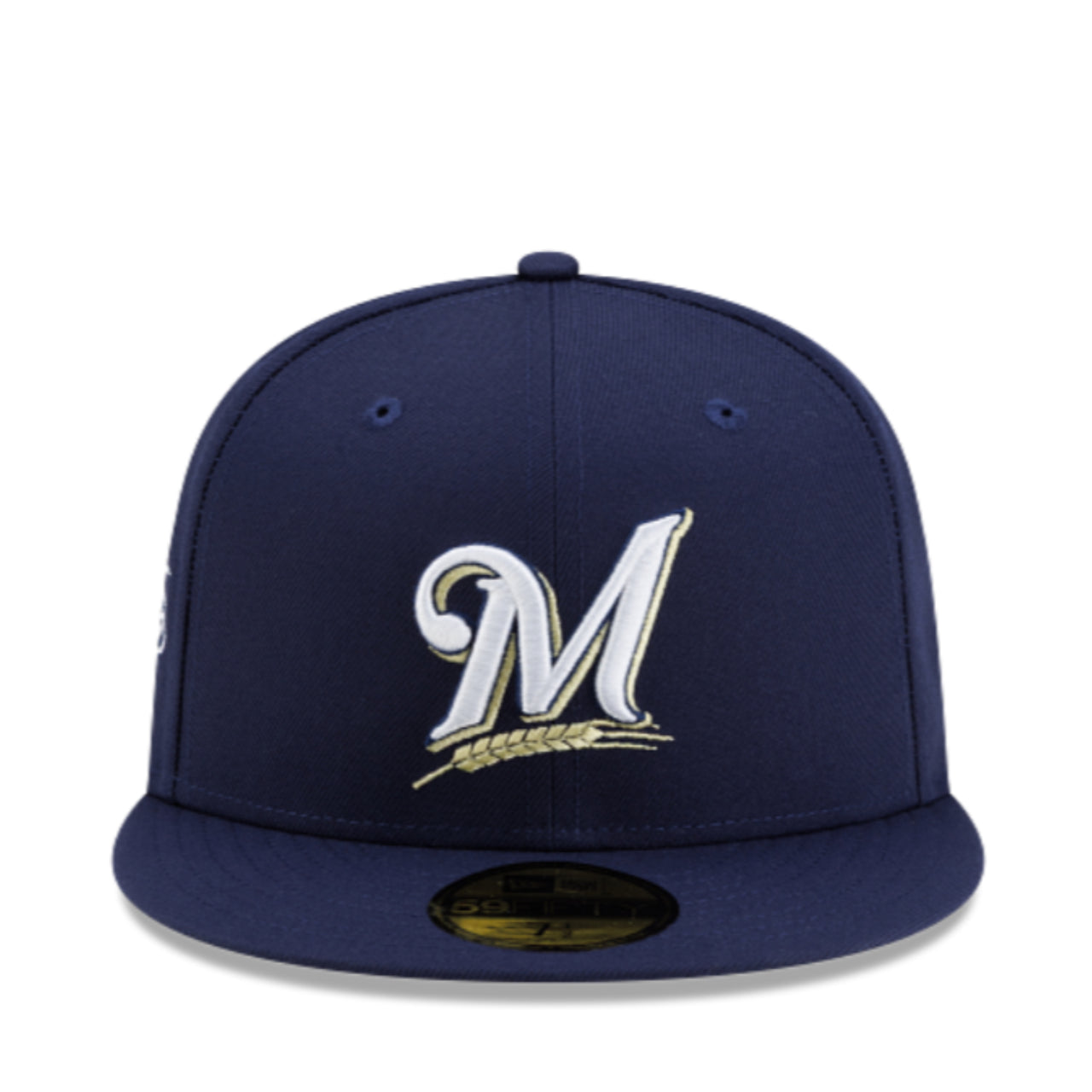New Era Milwaukee Brewers 2002 All Star Game Navy 59FIFTY Fitted Hat front view