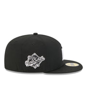 Minnesota Twins 1987 World Series Black White 59FIFTY Fitted Hat right side view