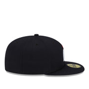 New Era 59Fifty Minnesota Twins 2023 Navy Authentic Road Fitted Hat right side view