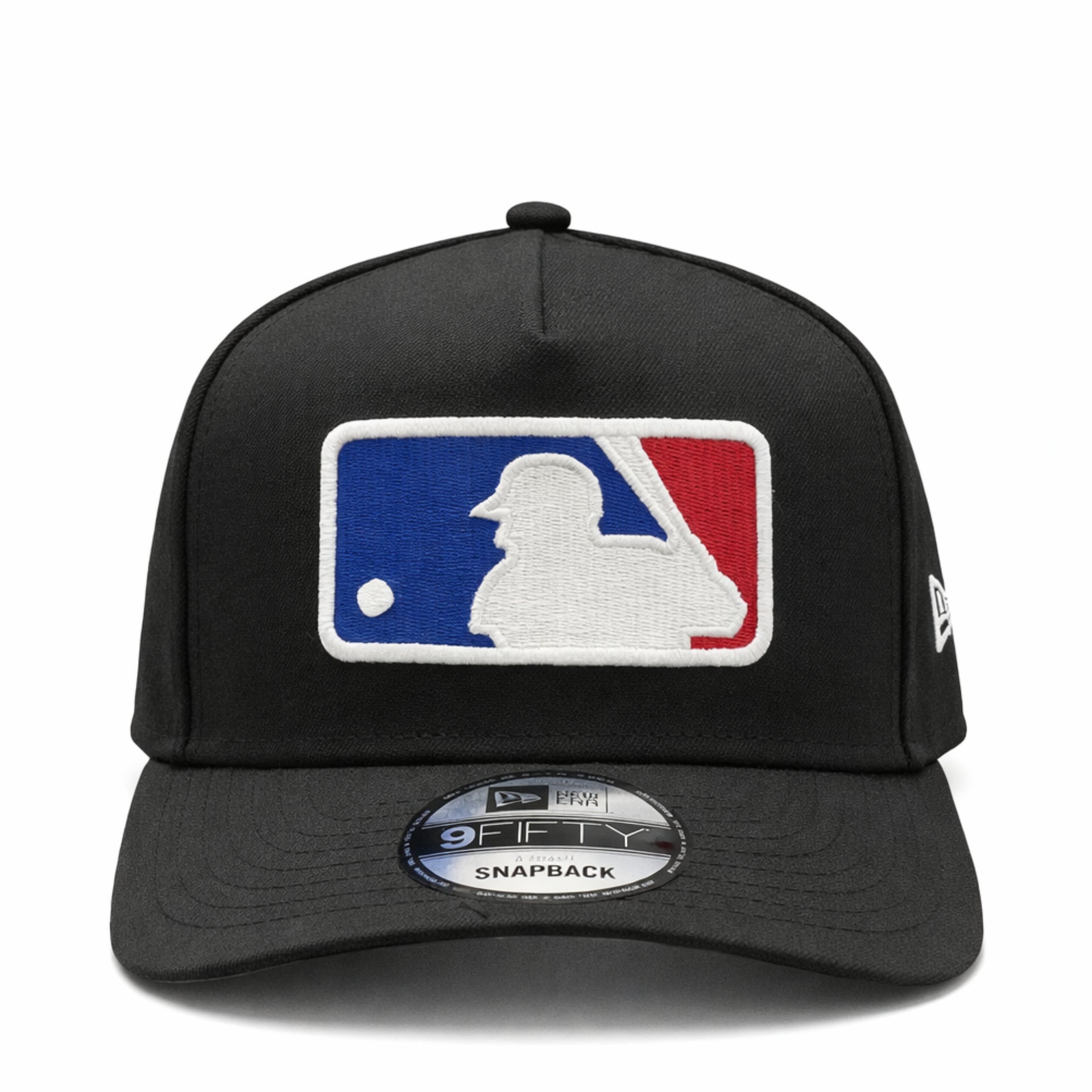 New Era Los Angeles Dodgers Black MLB Batterman 9FIFTY A-Frame Snapback Hat front view