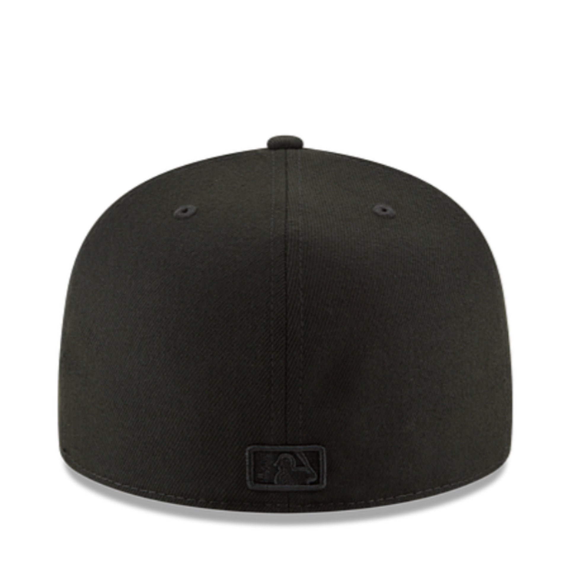 New Era 59Fifty Batterman Umpire Logo All Black Fitted Hat back view