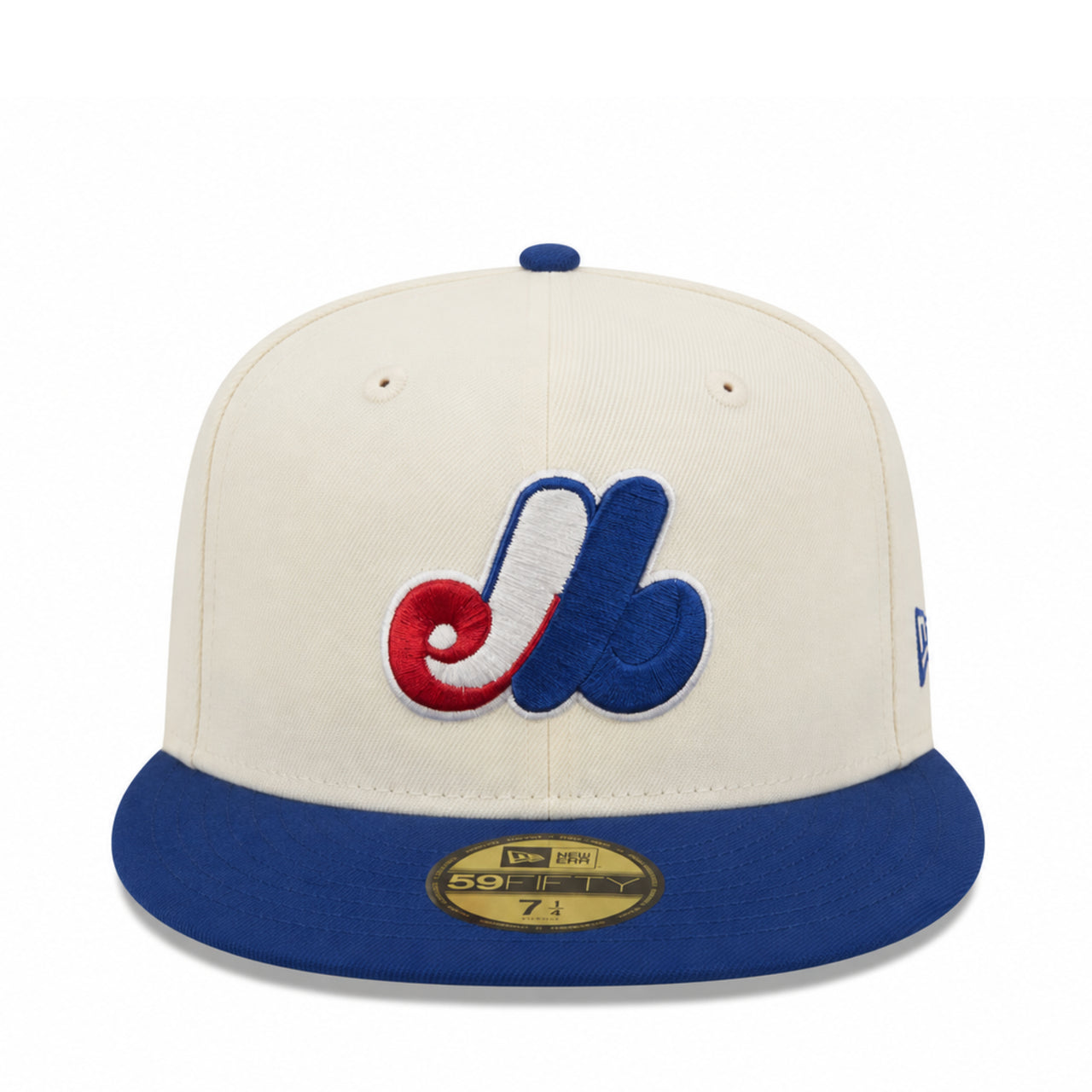 Baseball cap with montreal expos logo on a white background