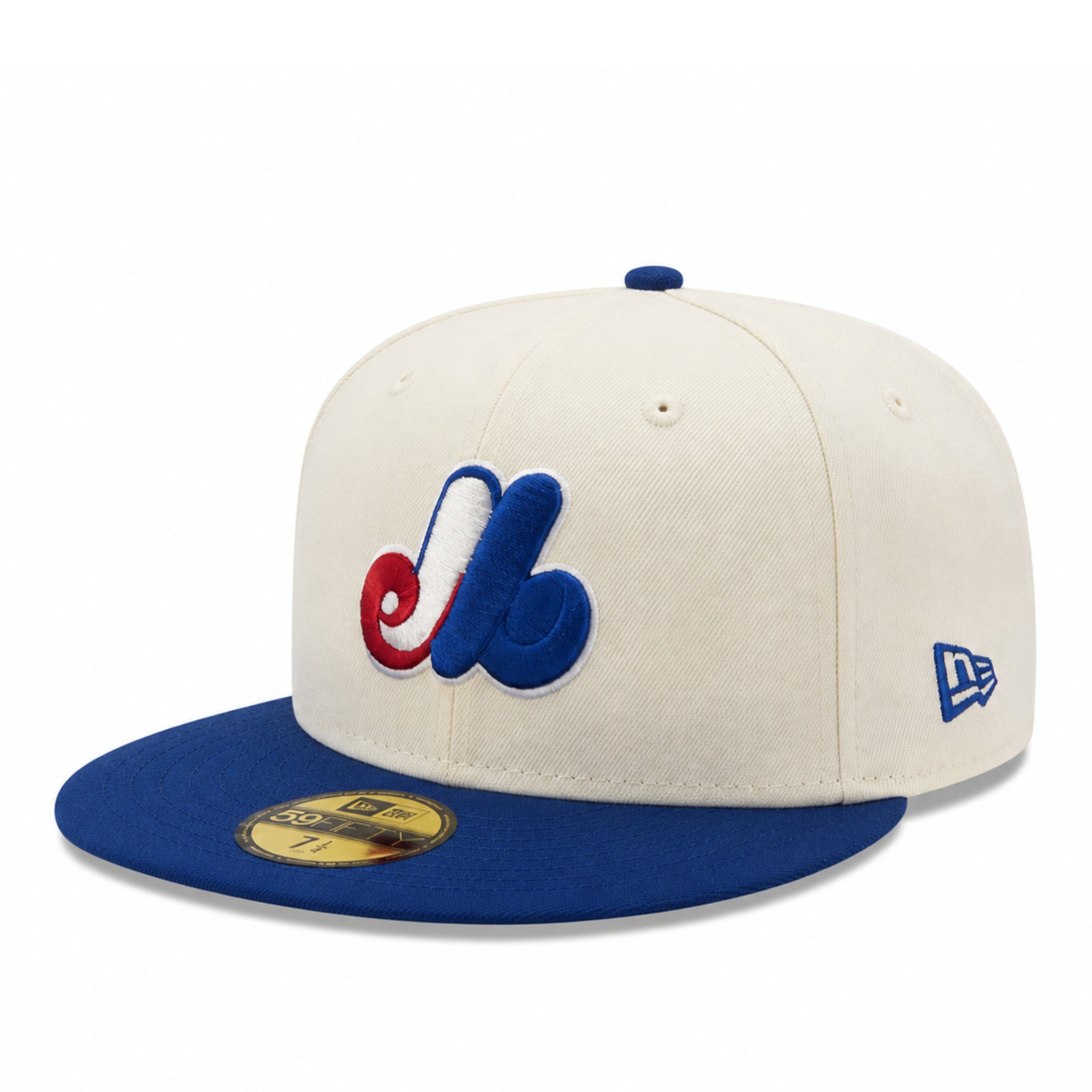 Baseball cap with logo and New Era branding on a white background