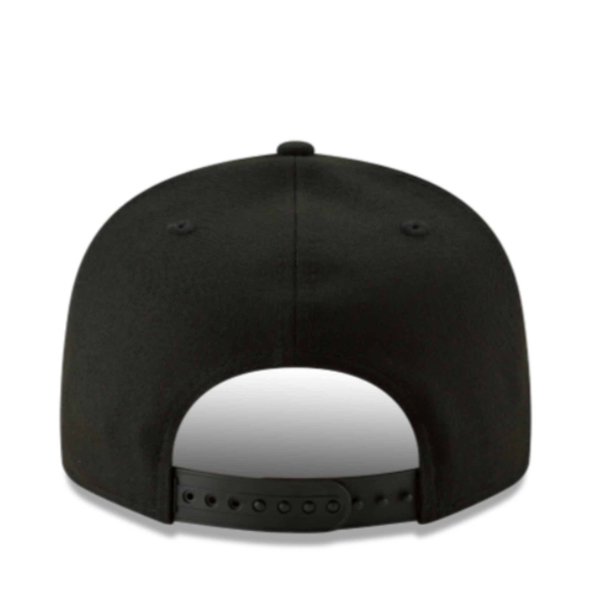 New Era  New England Patriots Black White 9Fifty Snapback Hat back view