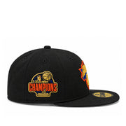 New York Knicks 2026 Champions black New Era 59FIFTY fitted hat with embroidered championship side patch